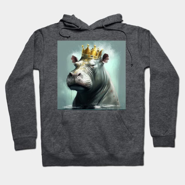 The Hippo King Hoodie by HIghlandkings
